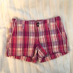 Sonoma Pink Plaid Shorts Sz 4